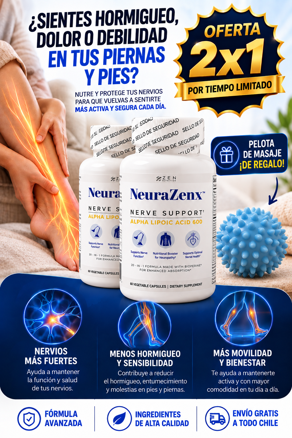 ORIGINAL NERVE SUPPORT ™ | OFERTA 2X1 POR TIEMPO LIMITADO