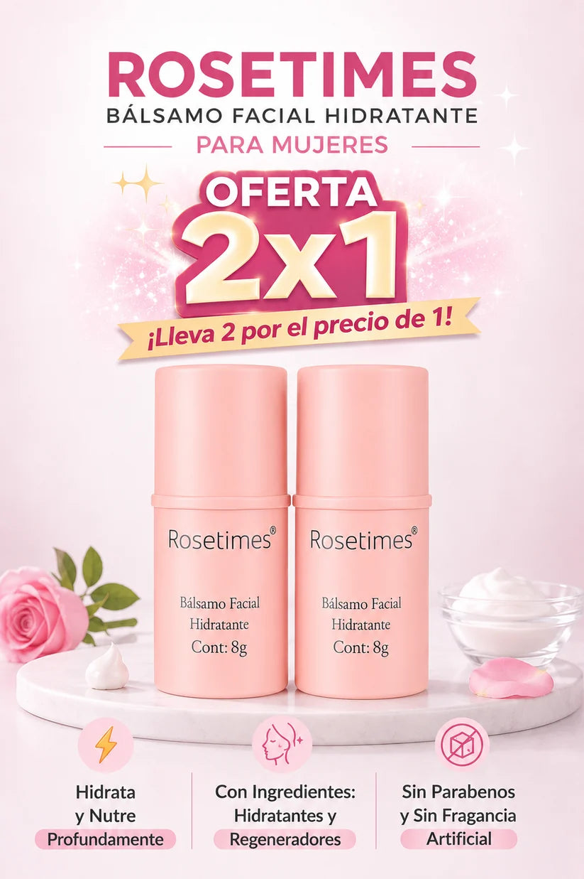 ROSETIMES™ Bálsamo Facial Hidratante | OFERTA 2X1 POR TIEMPO LIMITADO