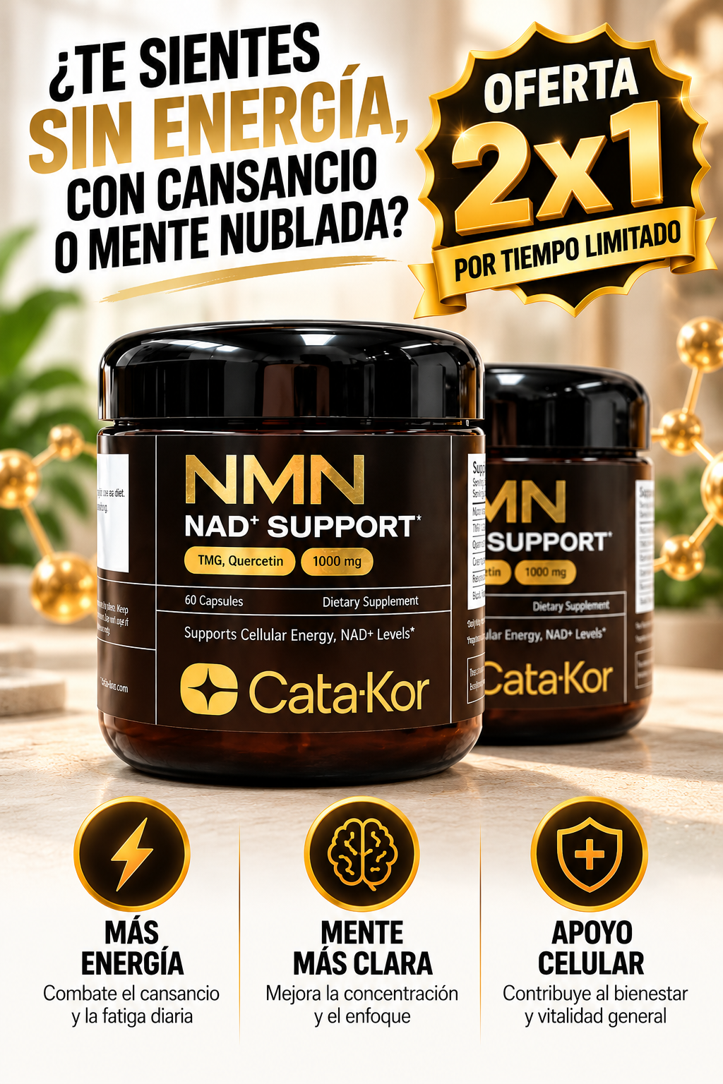 ORIGINAL CATAKOR LIPOSOMAL GLUTATHIONE X 60 CAPS™ | OFERTA 2X1 POR TIEMPO LIMITADO